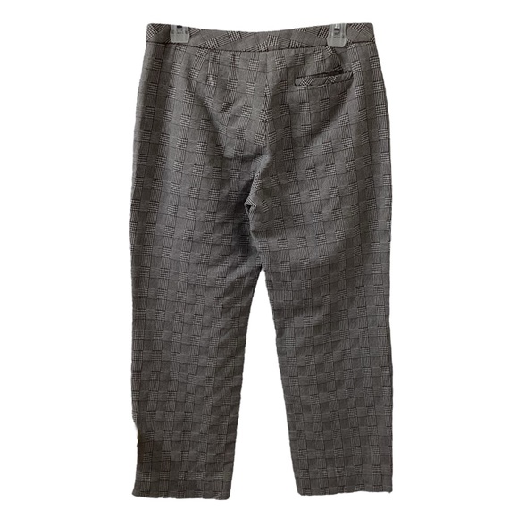 Pink Tartan Women’s Pants Trousers Plaid Cropped Career Office Women's Size 4 - Picture 2 of 13